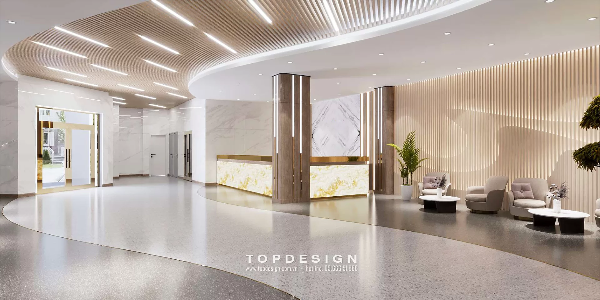 7. Thiết kế văn phòng ngân hàng - Topdesign
