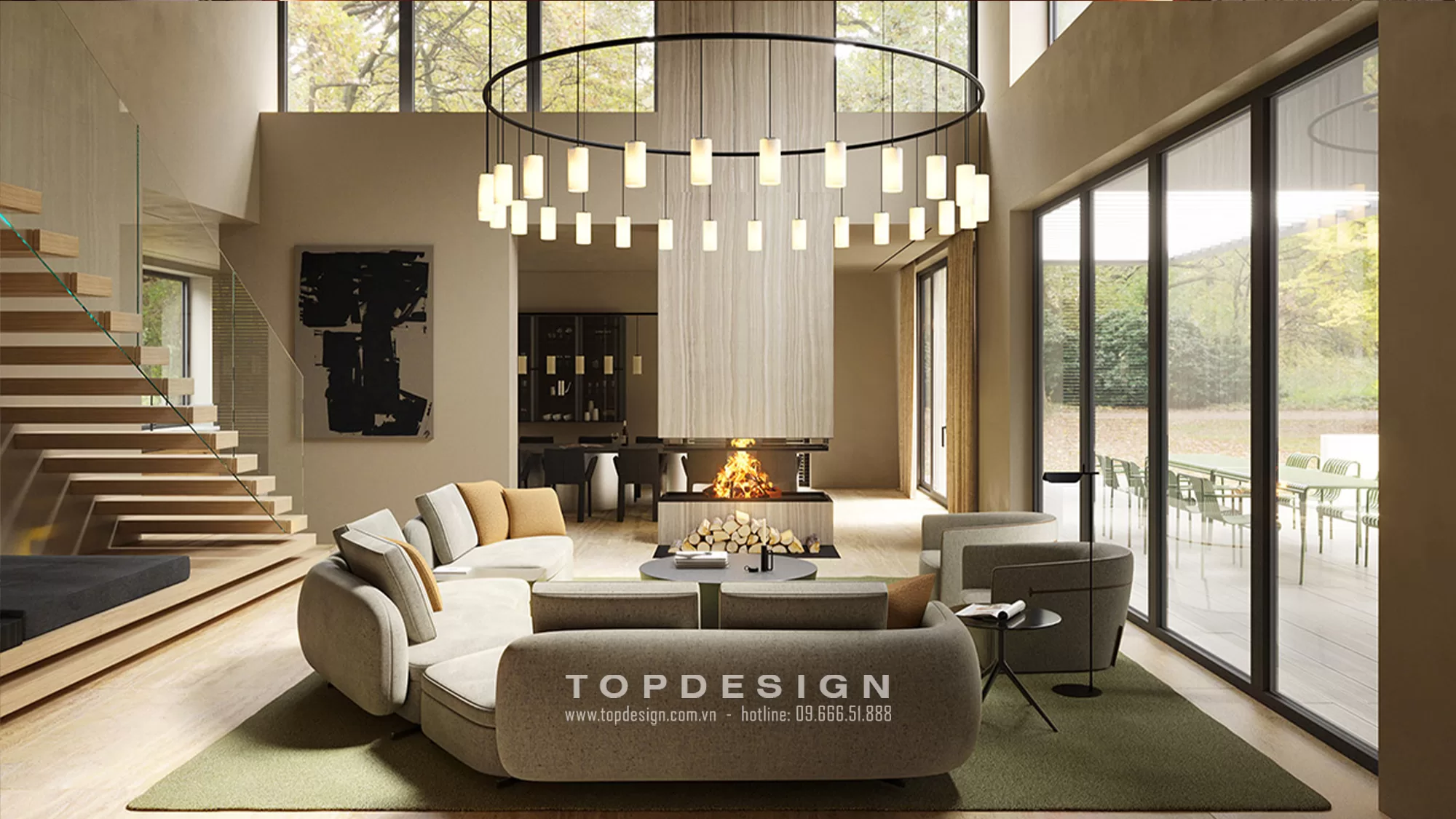 Thiết kế nội thất biệt thự Vinhomes Grand Park - TOPDESIGN - 5