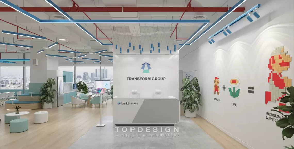 thiết kế nội thất văn phòng Transform Group - TOPDESIGN -1