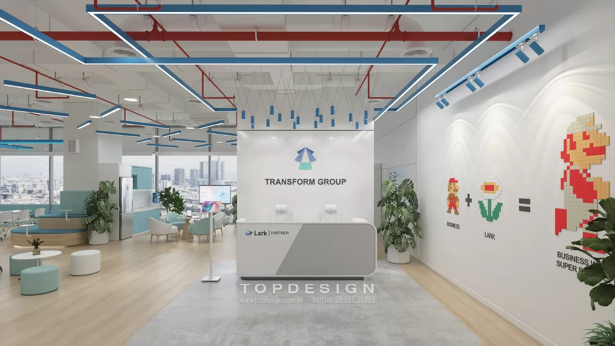 thiết kế nội thất văn phòng Transform Group - TOPDESIGN -1