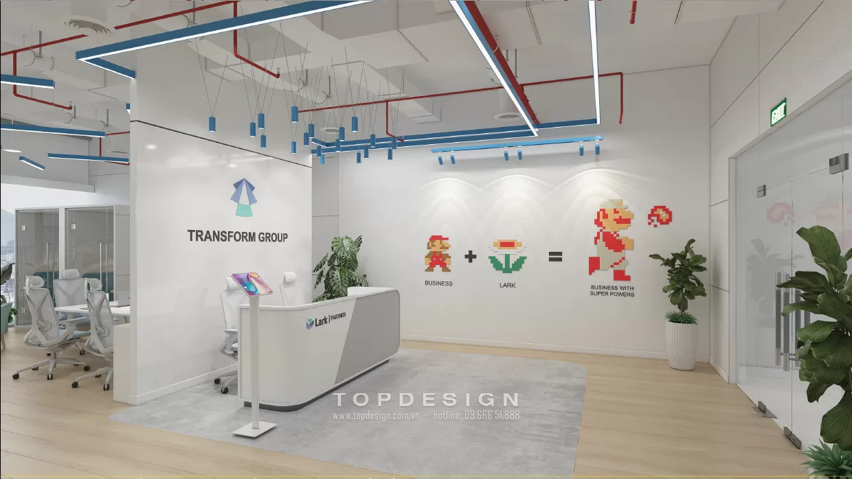 thiết kế nội thất văn phòng Transform Group - TOPDESIGN -2