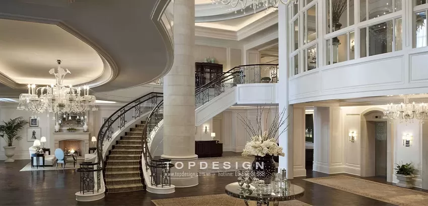Thiết kế biệt thự 3 tầng tân cổ điển - TOPDESIGN - 14