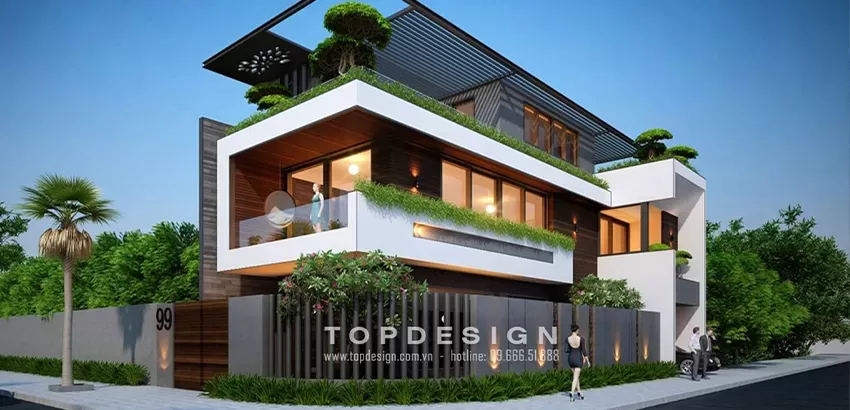 Thiết kế biệt thự 3 tầng - TOPDESIGN - 13