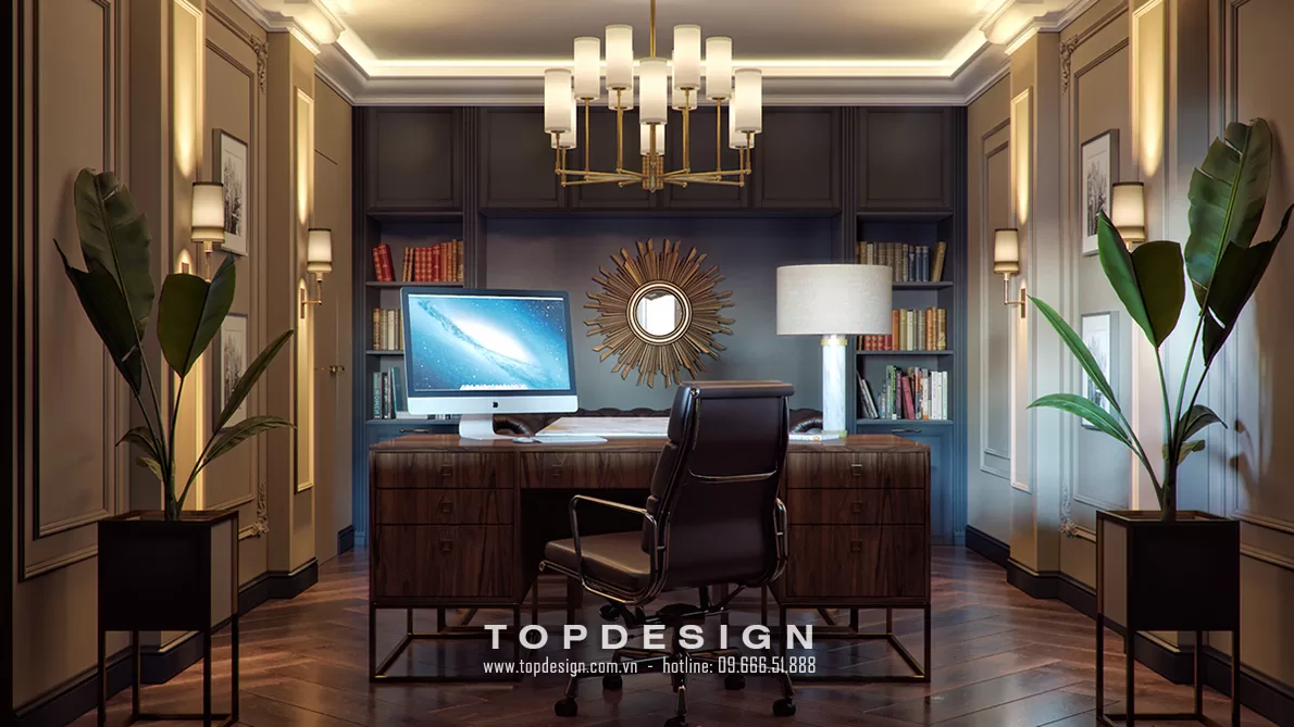 Thiết kế nội thất văn phòng phong cách Indochine (Đông Dương) - TOPDESIGN - 8