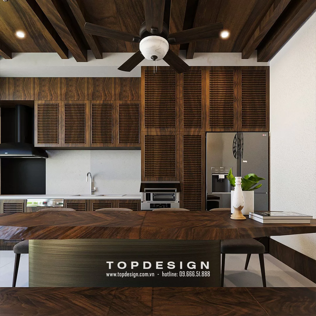 Thiết kế biệt thự gỗ tự nhiên - TOPDESIGN - 7