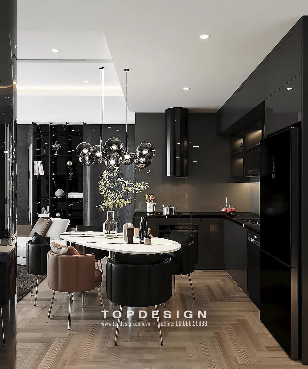 Thiết kế nội thất chung cư Diamond Residence - TOPDESIGN - 3