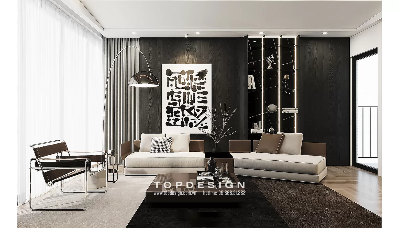 Thiết kế nội thất chung cư Diamond Residence - TOPDESIGN - 4