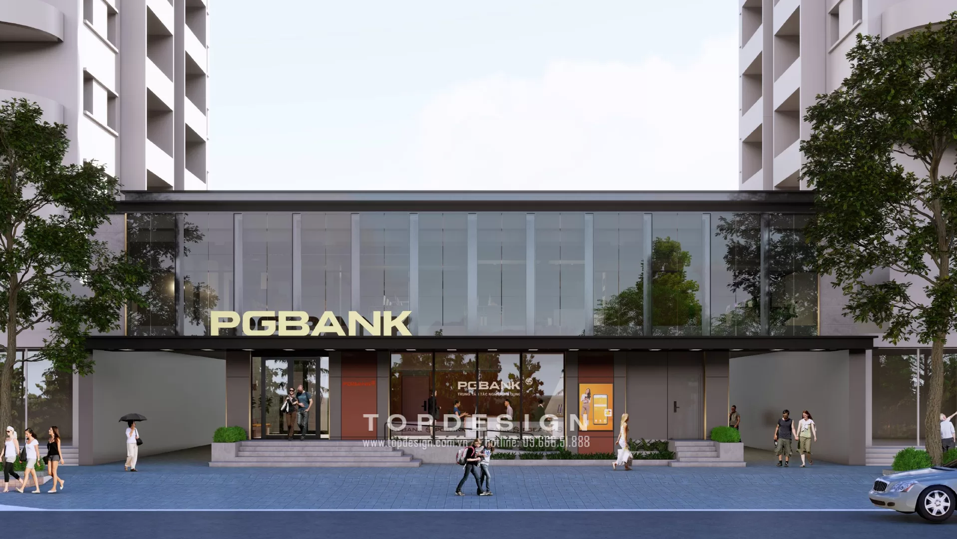 Thiết kế văn phòng ngân hàng PGbank-04