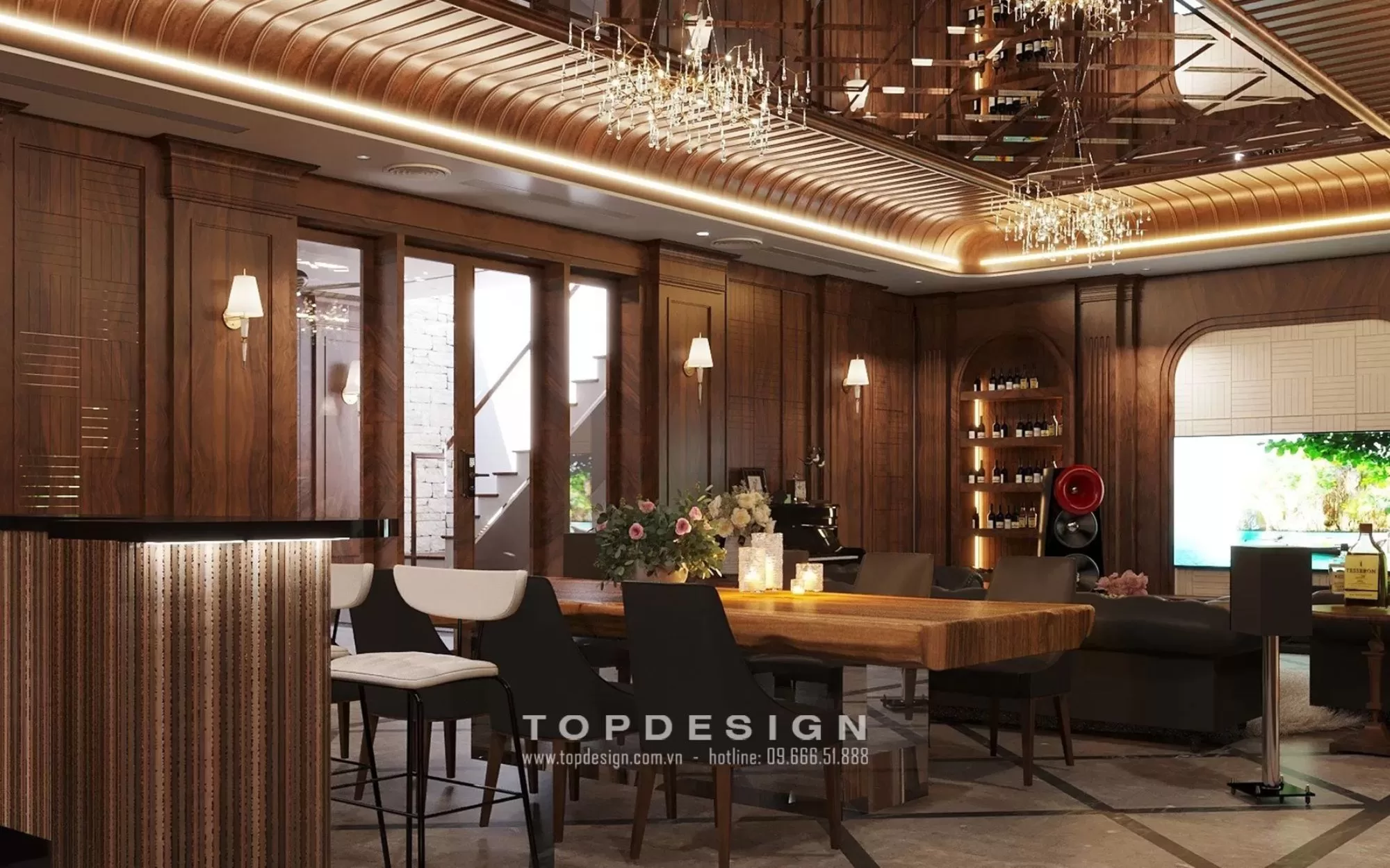 Thiết kế biệt thự gỗ tự nhiên - TOPDESIGN - 10
