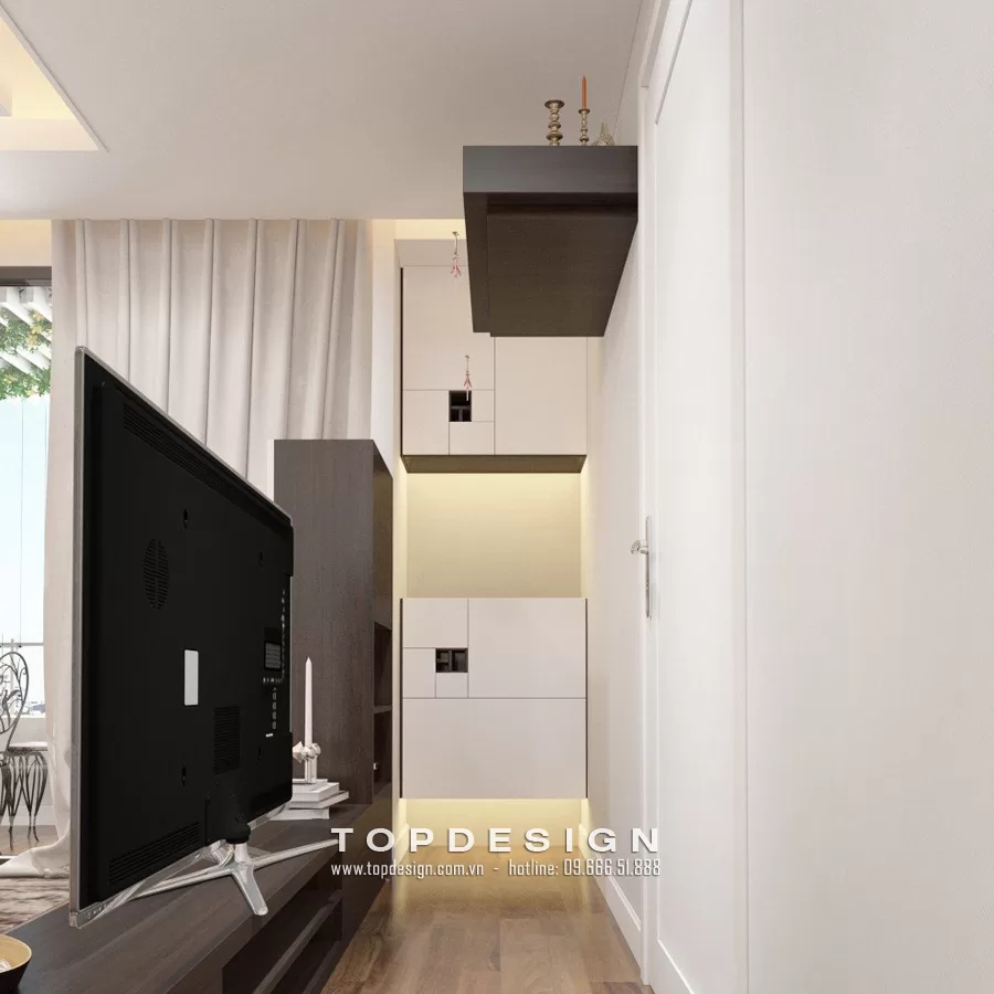 Thiết kế nội thất căn hộ 3 ngủ Rubik 360 độ-11