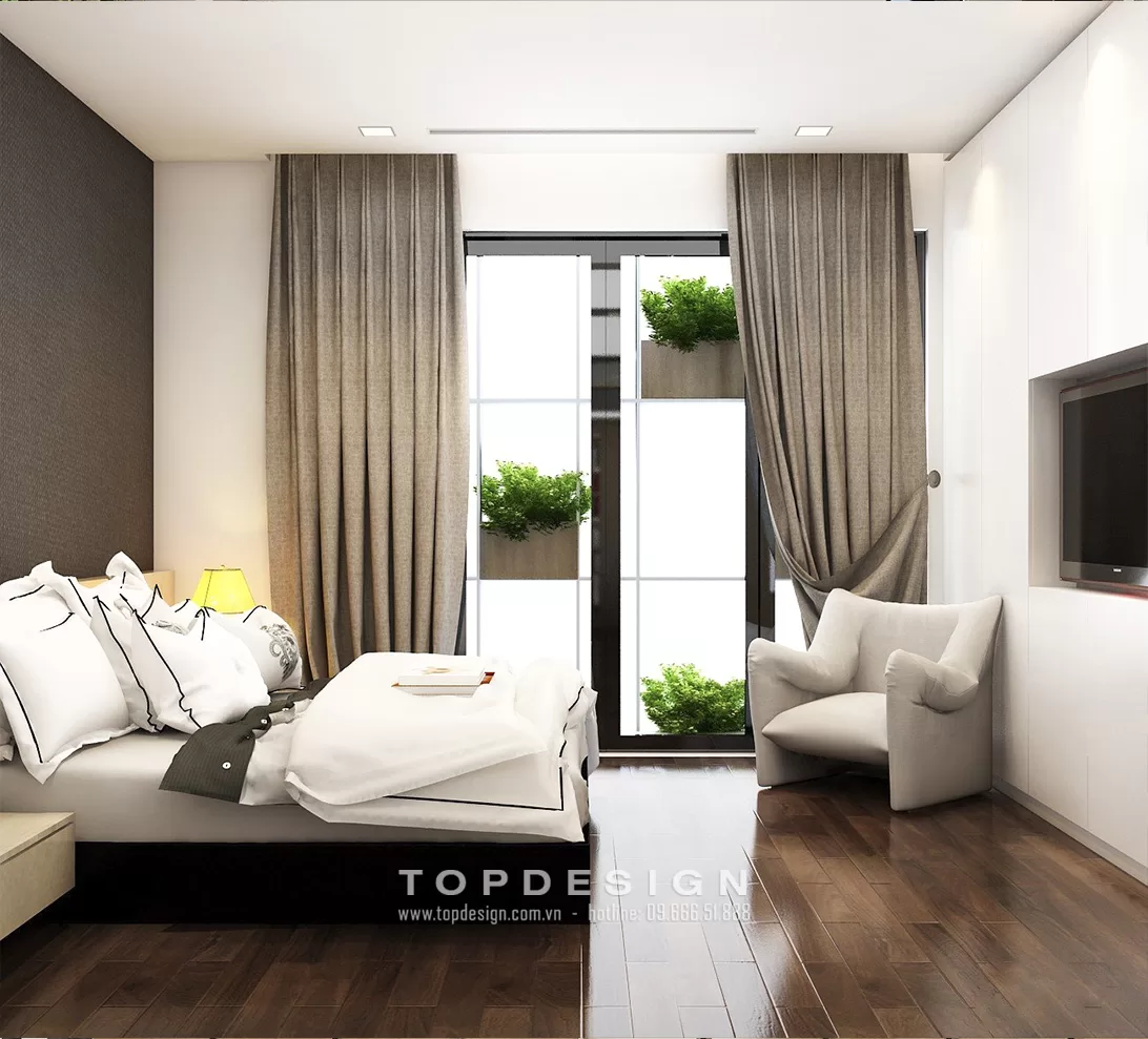 Thiết kế nội thất biệt thự liền kề Kiến Hưng Luxury - TOPDESIGN - 10