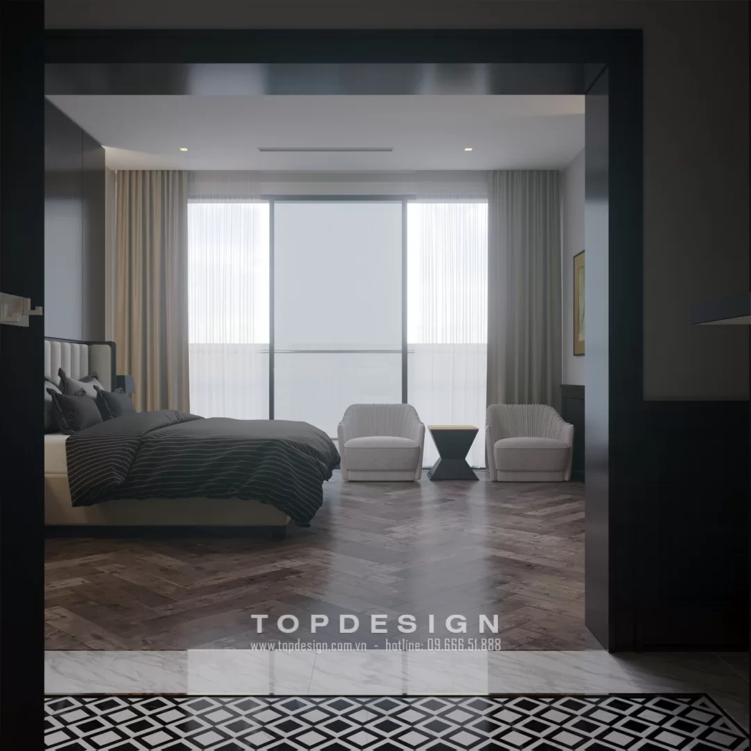 Thiết kế nội thất Penthouse Vinhomes Gardenia Mỹ Đình - TOPDESIGN - 16