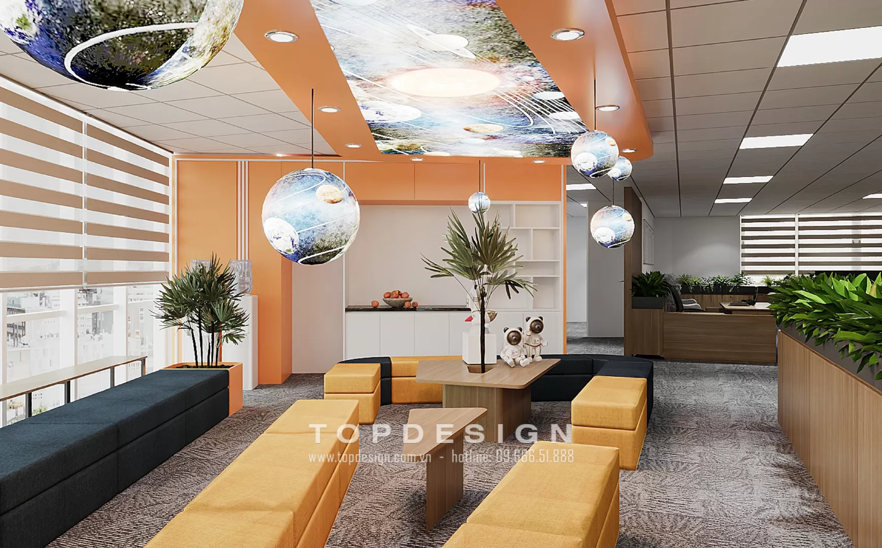 3. Thiết kế văn phòng đương đại-Topdesign