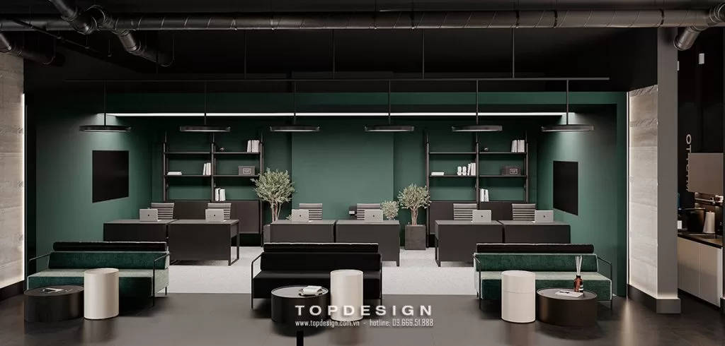 Mẫu thiết kế văn phòng xanh - TOPDESIGN - 15