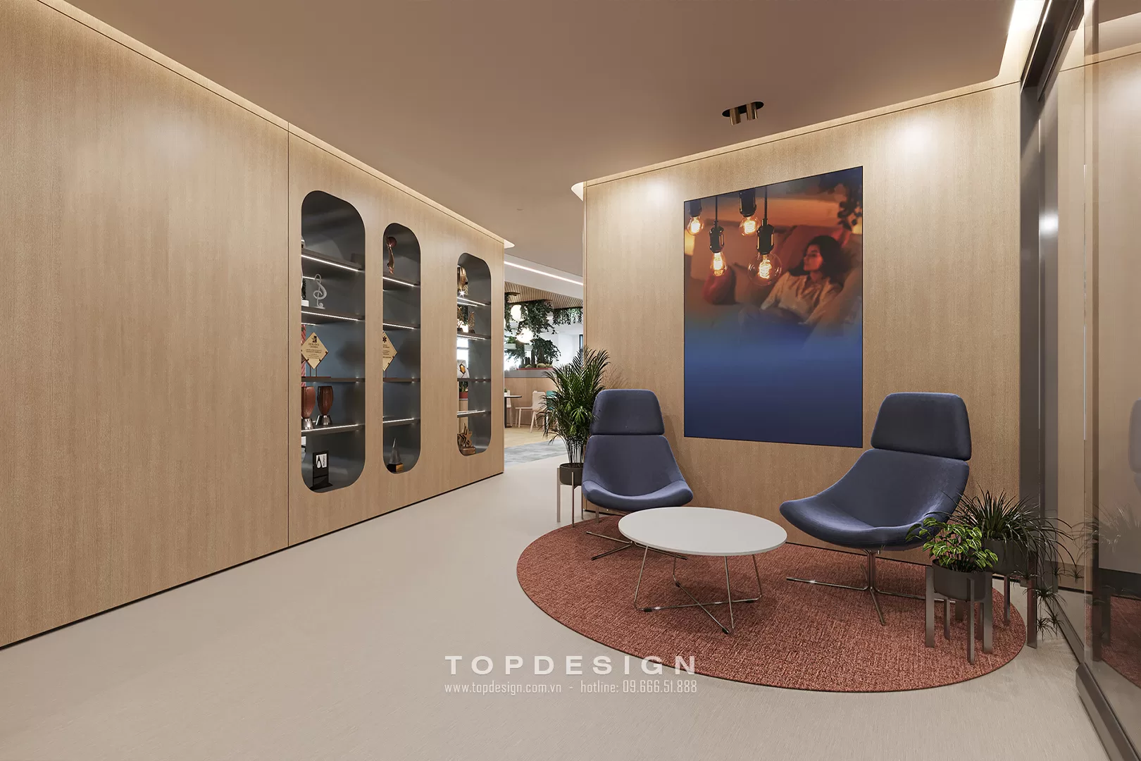 Thiết kế văn phòng công ty kinh doanh bất động sản The One - TOPDESIGN - 19