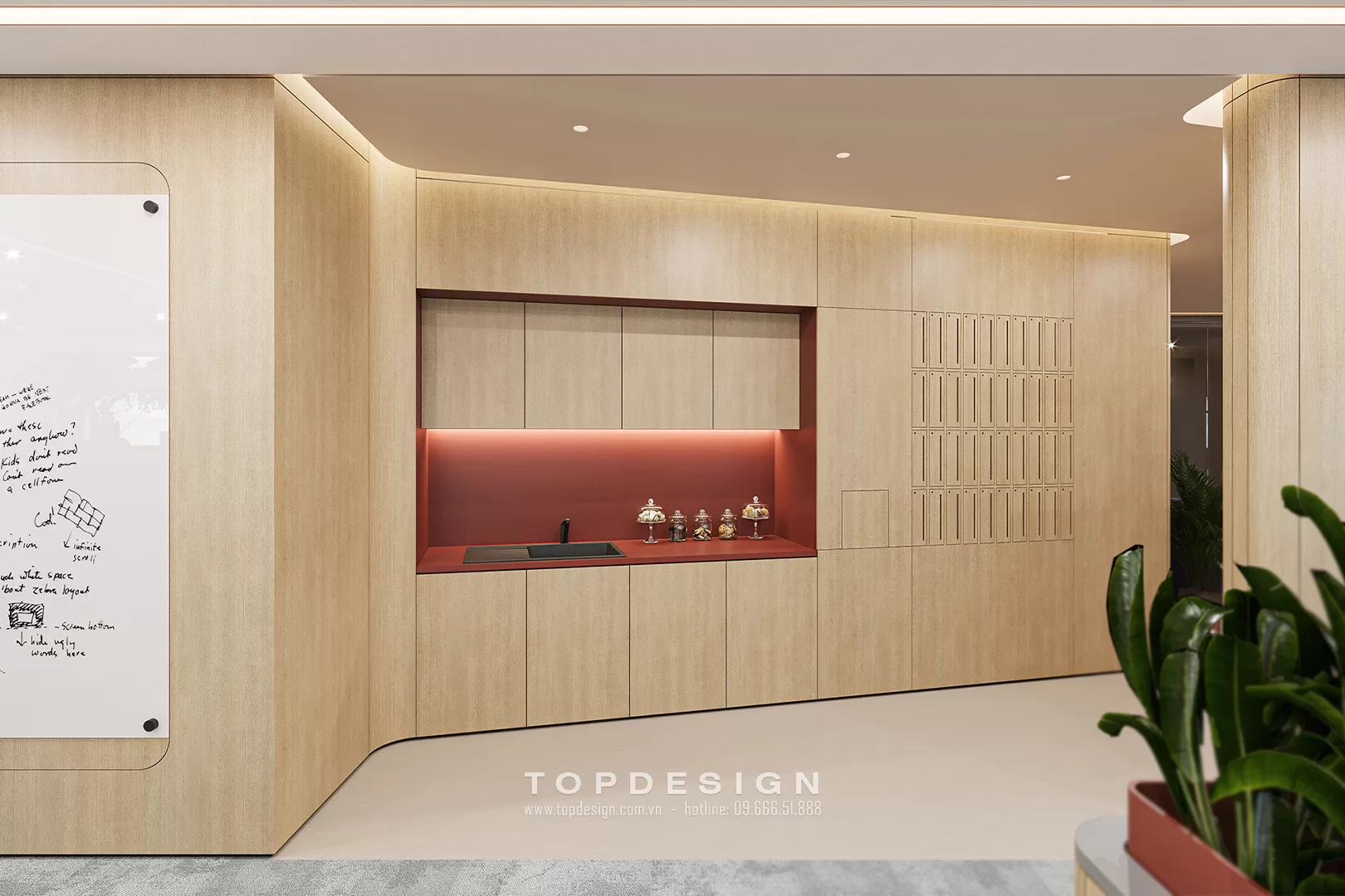 Thiết kế văn phòng công ty kinh doanh bất động sản The One - TOPDESIGN - 4