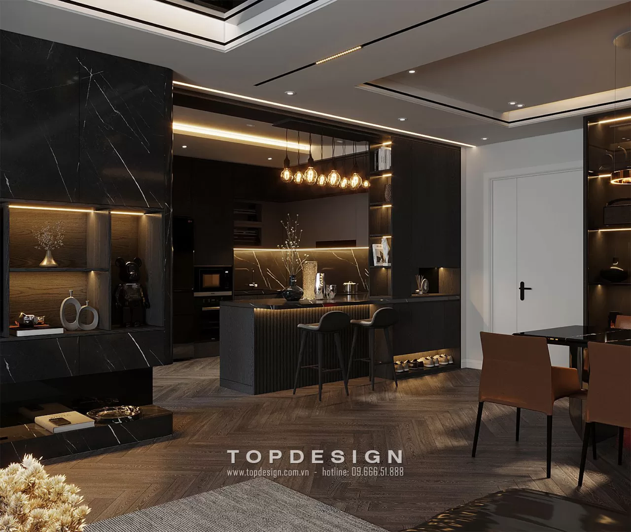 Thiết kế nội thất chung cư - TOPDESIGN - 7