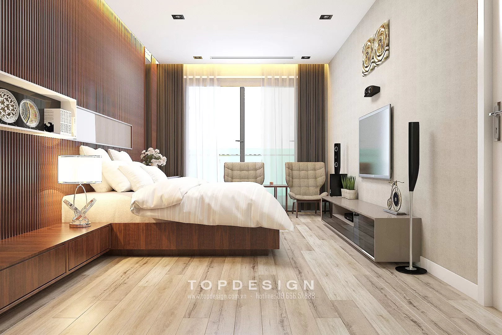 Thiết kế nội thất Penthouse Imperia Garden Nguyễn Huy Tưởng - TOPDESIGN - 24