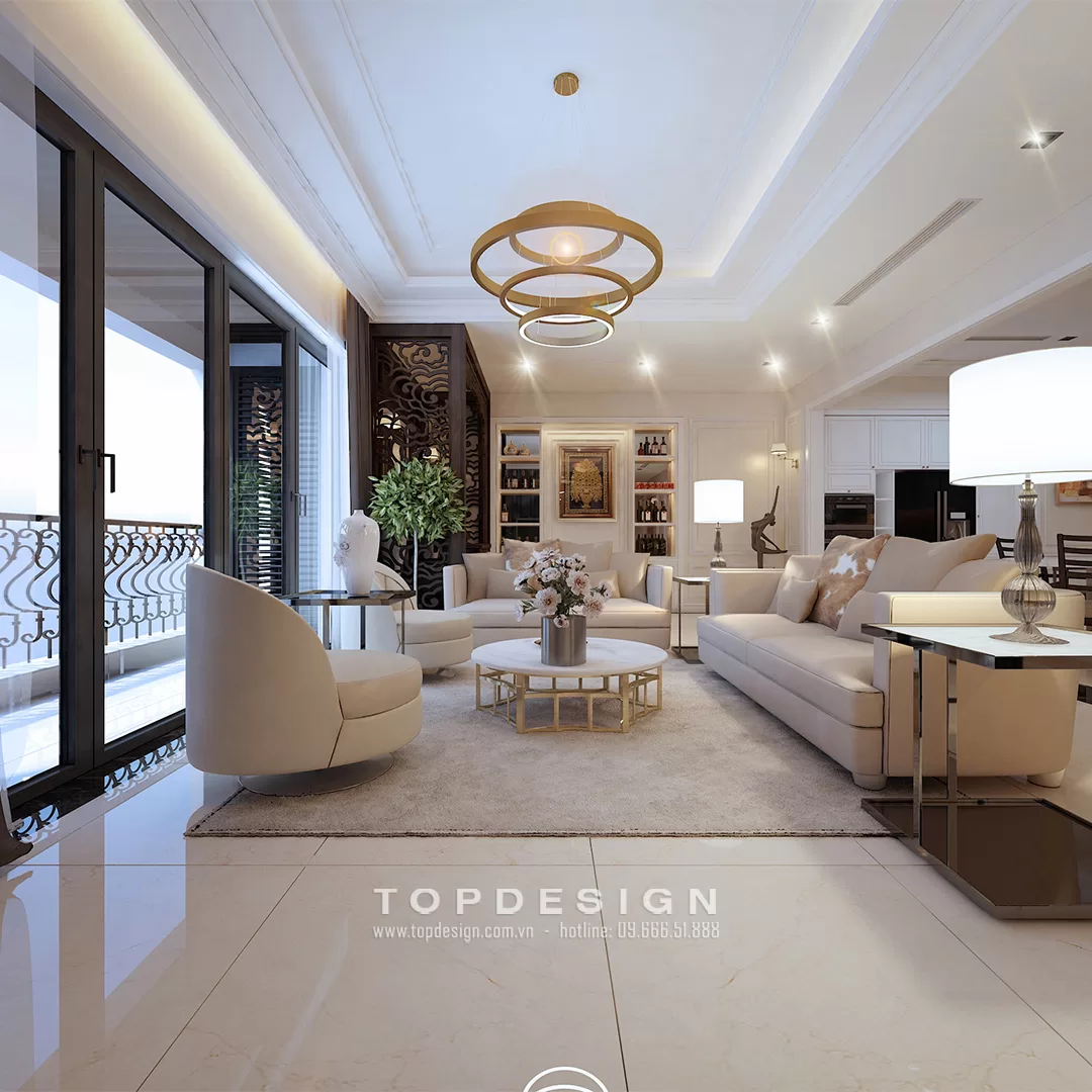 Thiết kế nội thất chung cư cao cấp Royal City - TOPDESIGN - 4