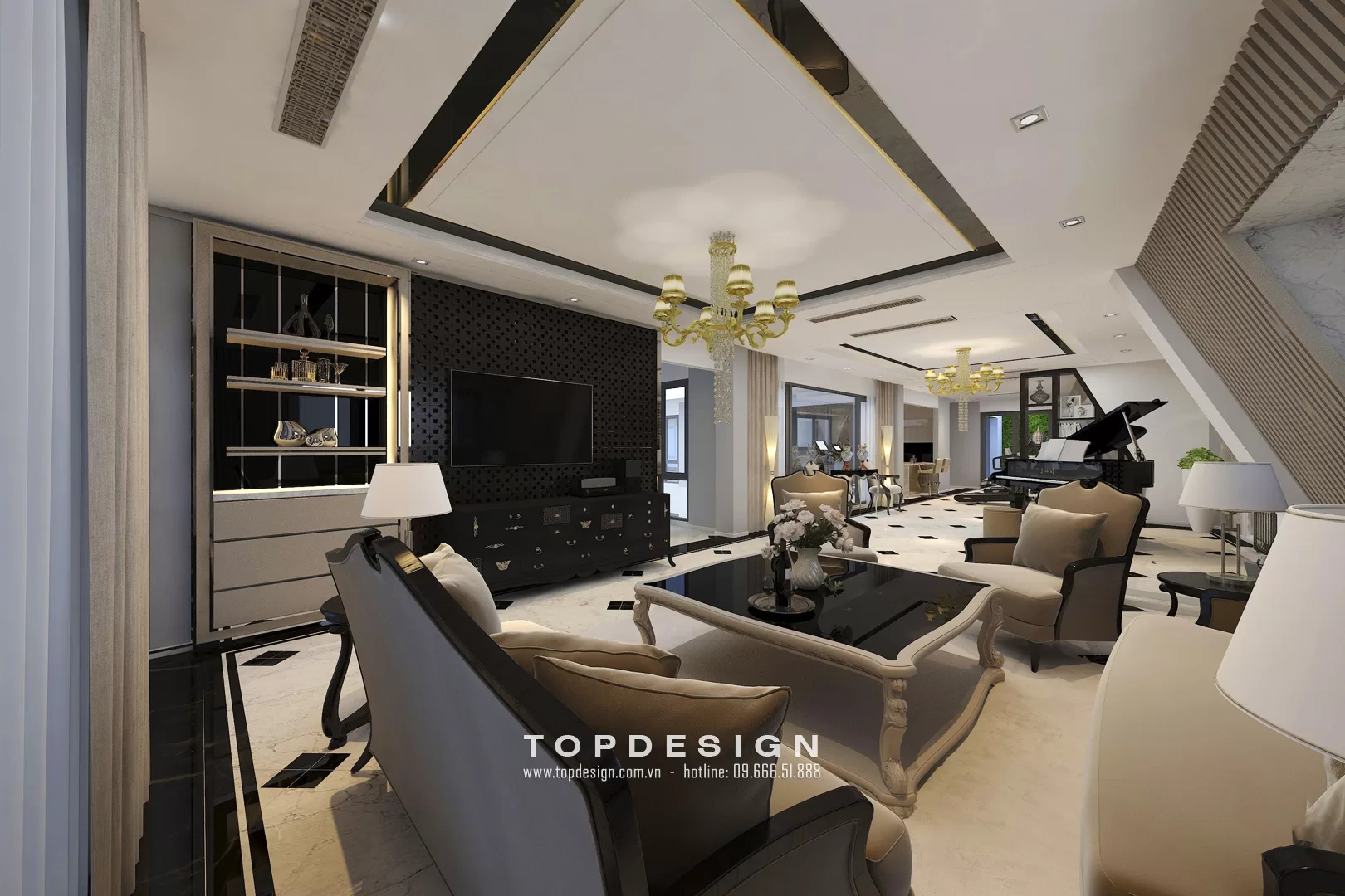 Thiết kế căn hộ Duplex - TOPDESIGN - 16