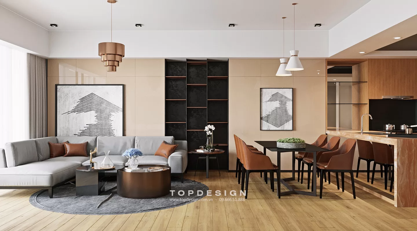 Thiết kế nội thất chung cư - TOPDESIGN - 6