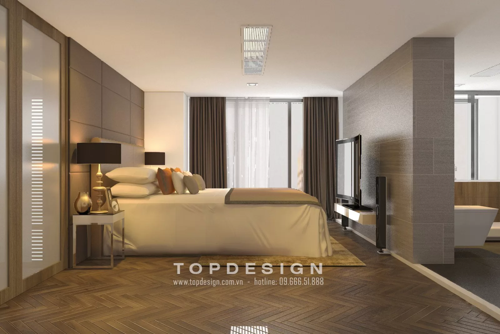 Thiết kế nội thất nhà phố hiện đại - Topdesign 04