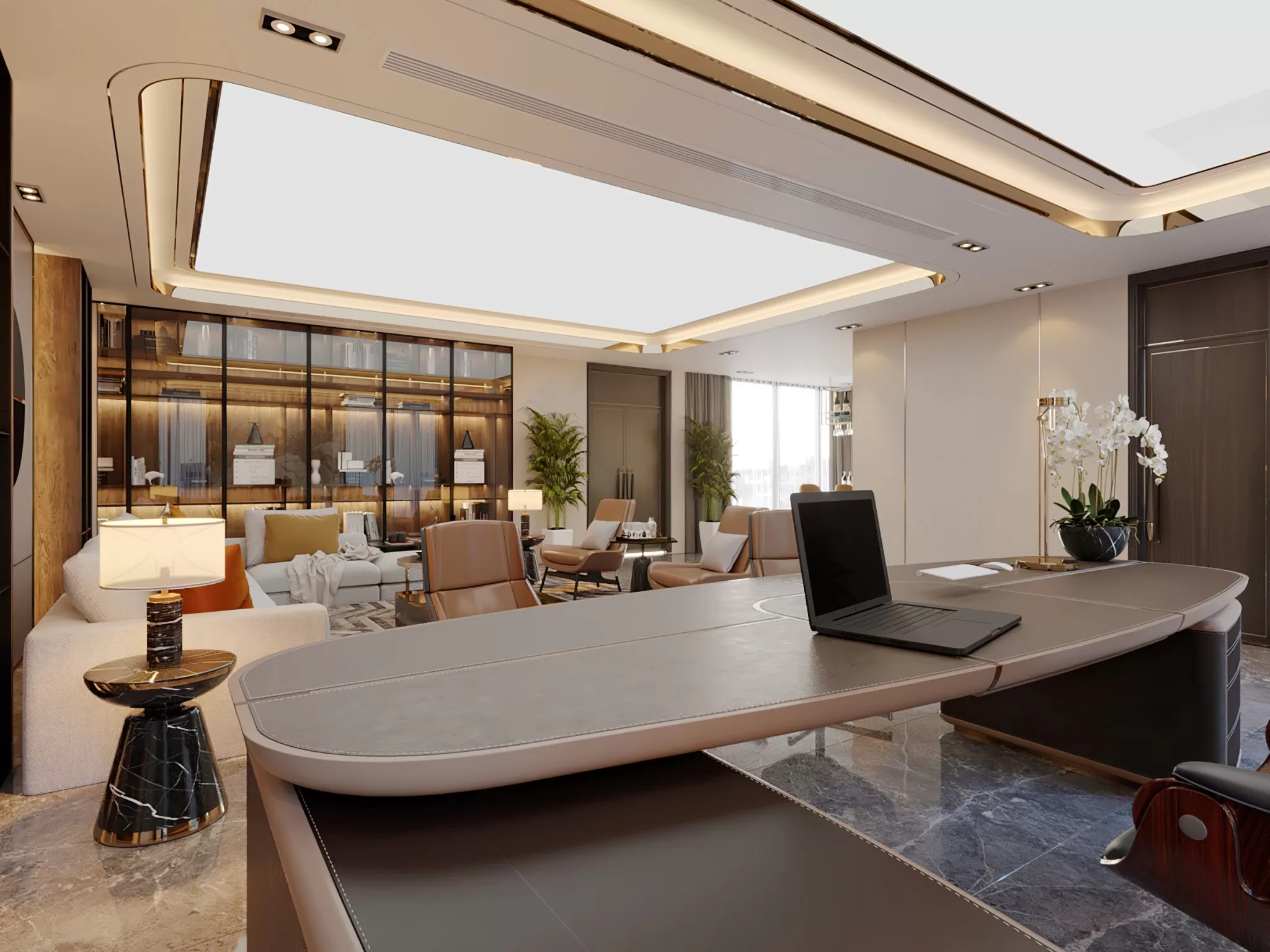 Thiết kế văn phòng Luxury cao cấp - Topdesign 05