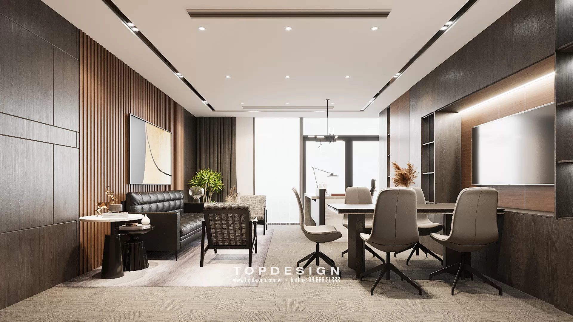 Thiết kế văn phòng bất động sản - Topdesign 06