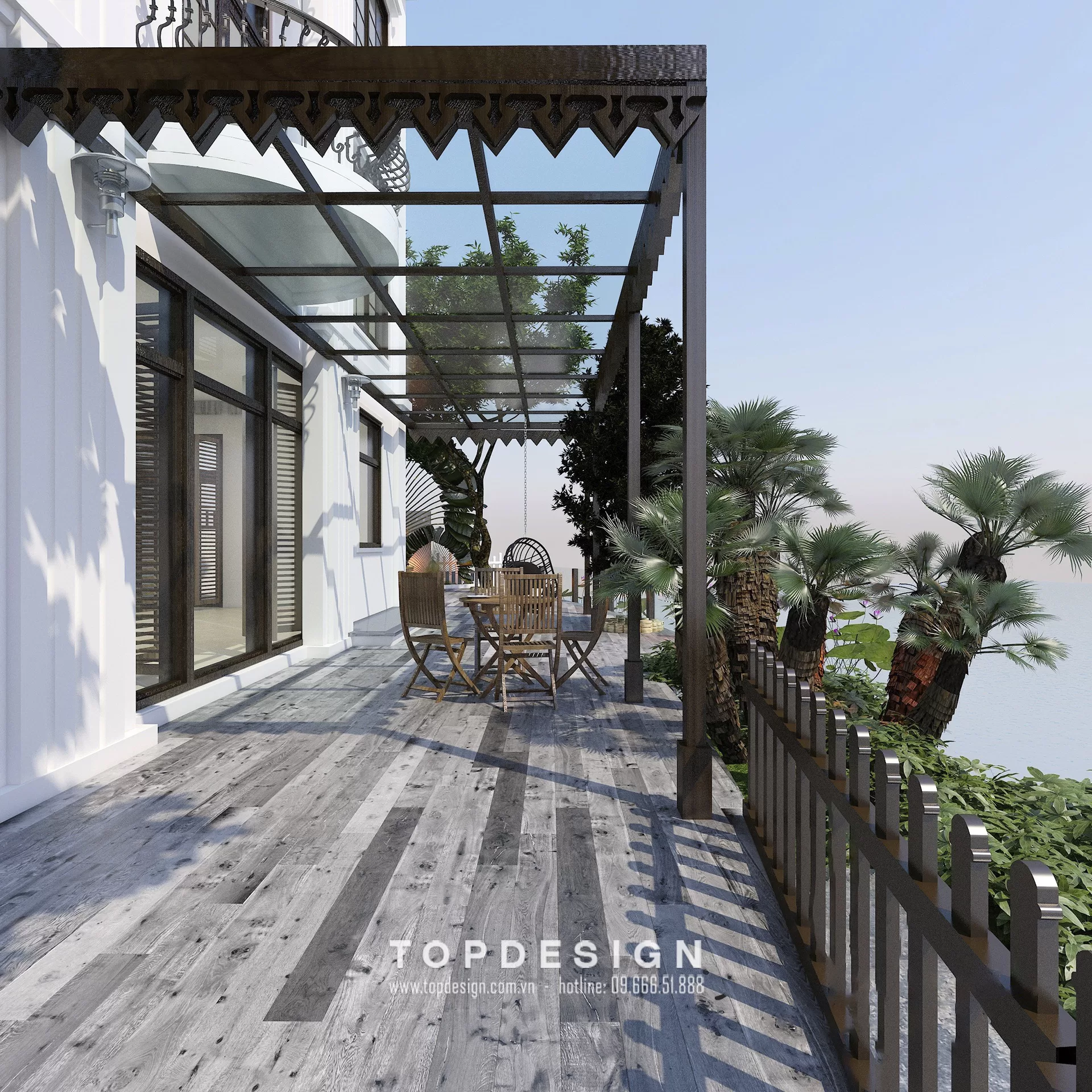 Thiết kế nội thất biệt thự Vinhomes Ocean Park 3 phân khu Vịnh Xanh - TOPDESIGN - 3
