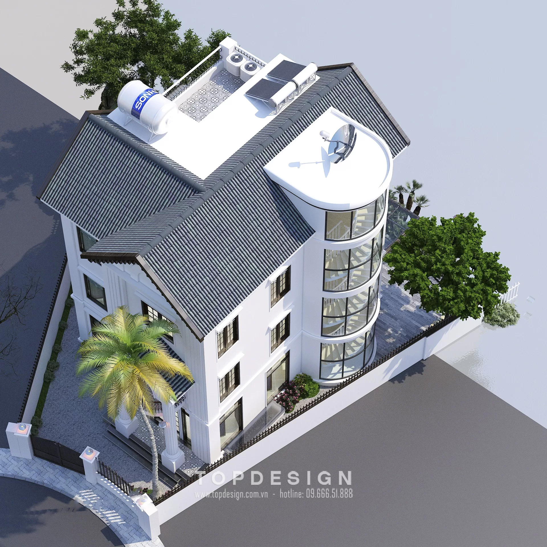 Thiết kế nội thất biệt thự Vinhomes Ocean Park 3 phân khu Vịnh Xanh - TOPDESIGN - 5