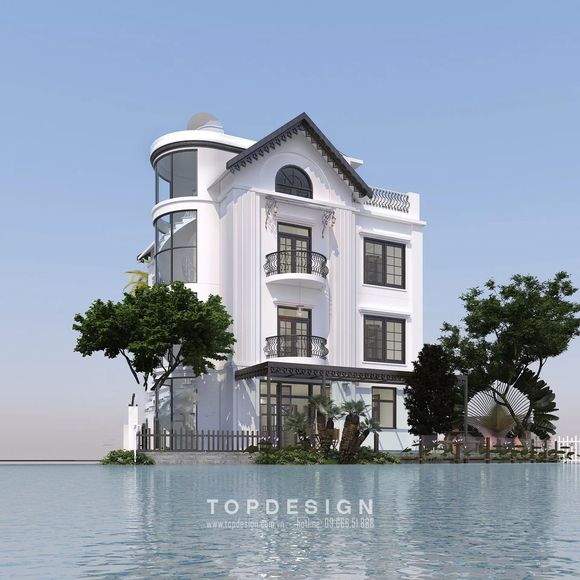 Thiết kế nội thất biệt thự Vinhomes Ocean Park 3 phân khu Vịnh Xanh - TOPDESIGN - 7