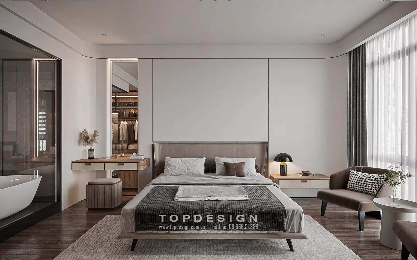 Thiết kế nội thất nhà phố hiện đại - TOPDESIGN - 3