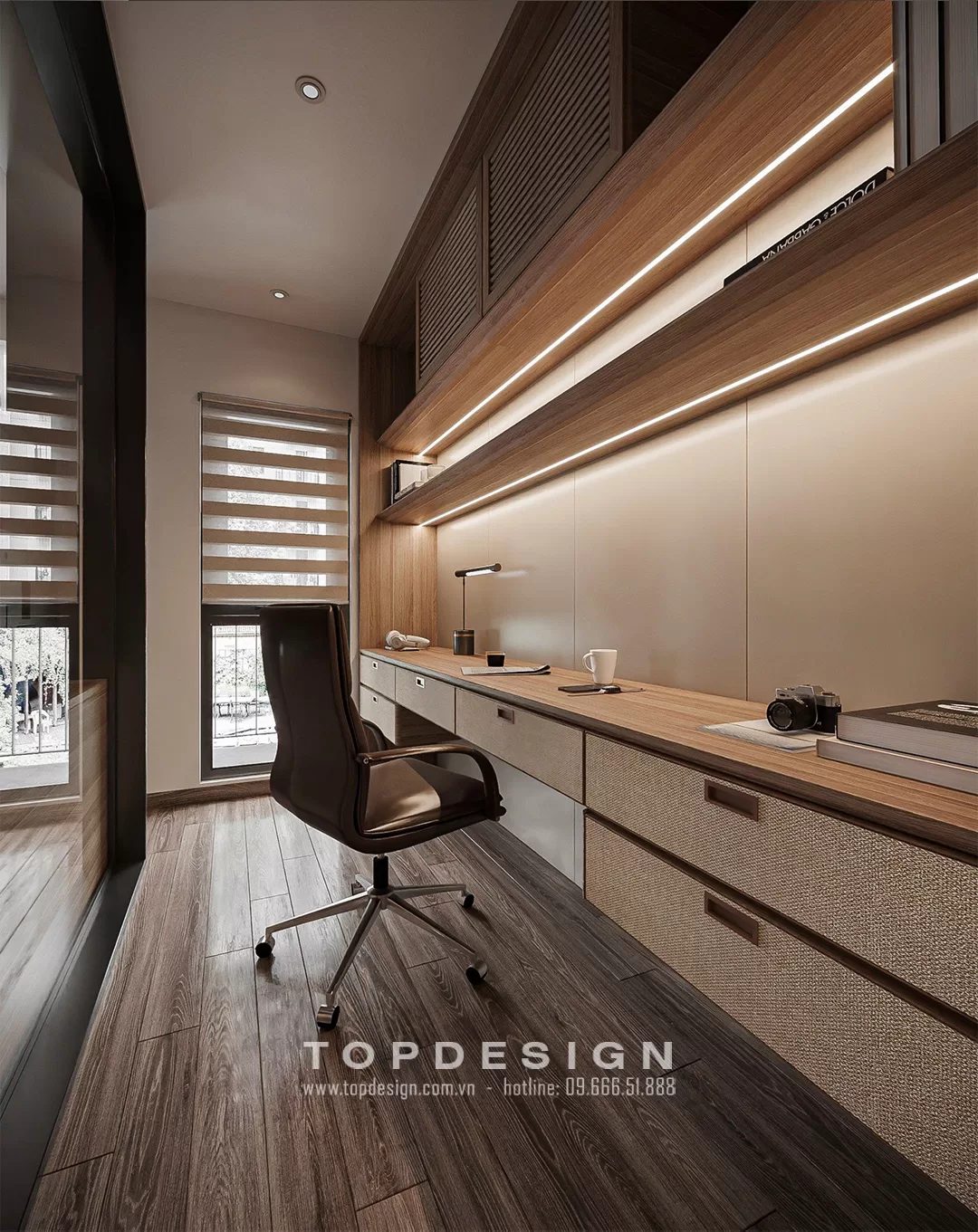 Thiết kế nội thất nhà phố Thụy Khuê - TOPDESIGN - 16