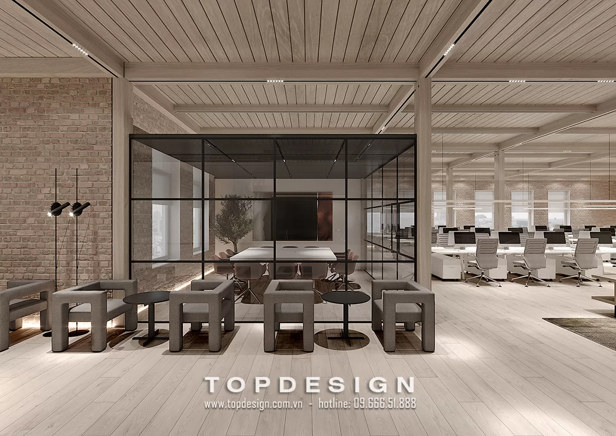 Thiết kế văn phòng hạng A - TOPDESIGN - 15