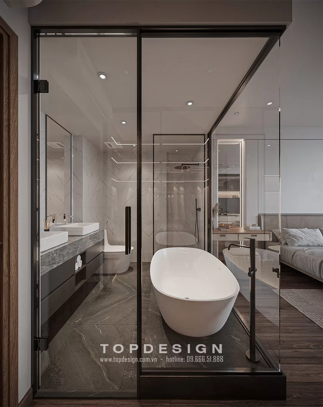 Mẫu phòng tắm biệt thự đẹp - TOPDESIGN - 16