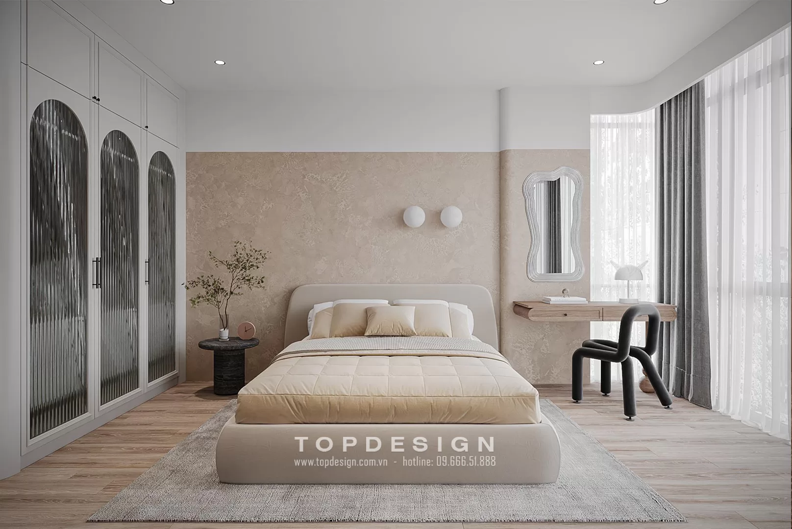 Thiết kế nội thất nhà phố hiện đại - TOPDESIGN - 4