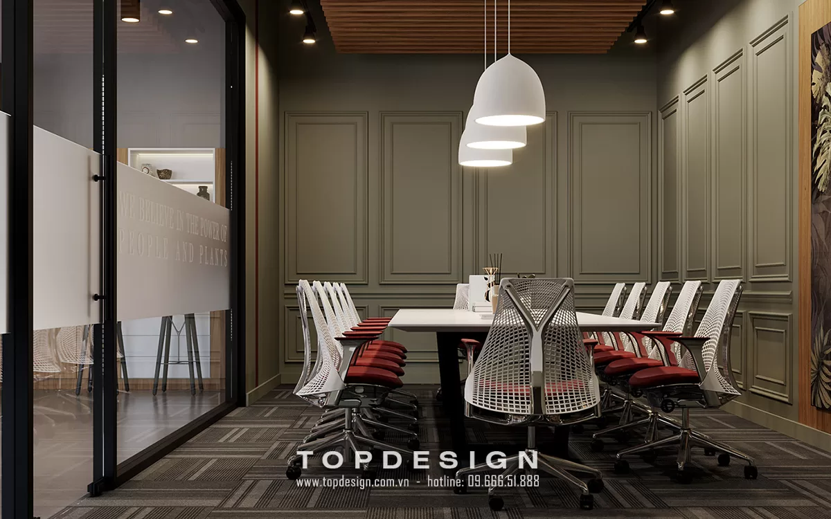 Thiết kế nội thất văn phòng làm việc nghệ thuật - TOPDESIGN - 2