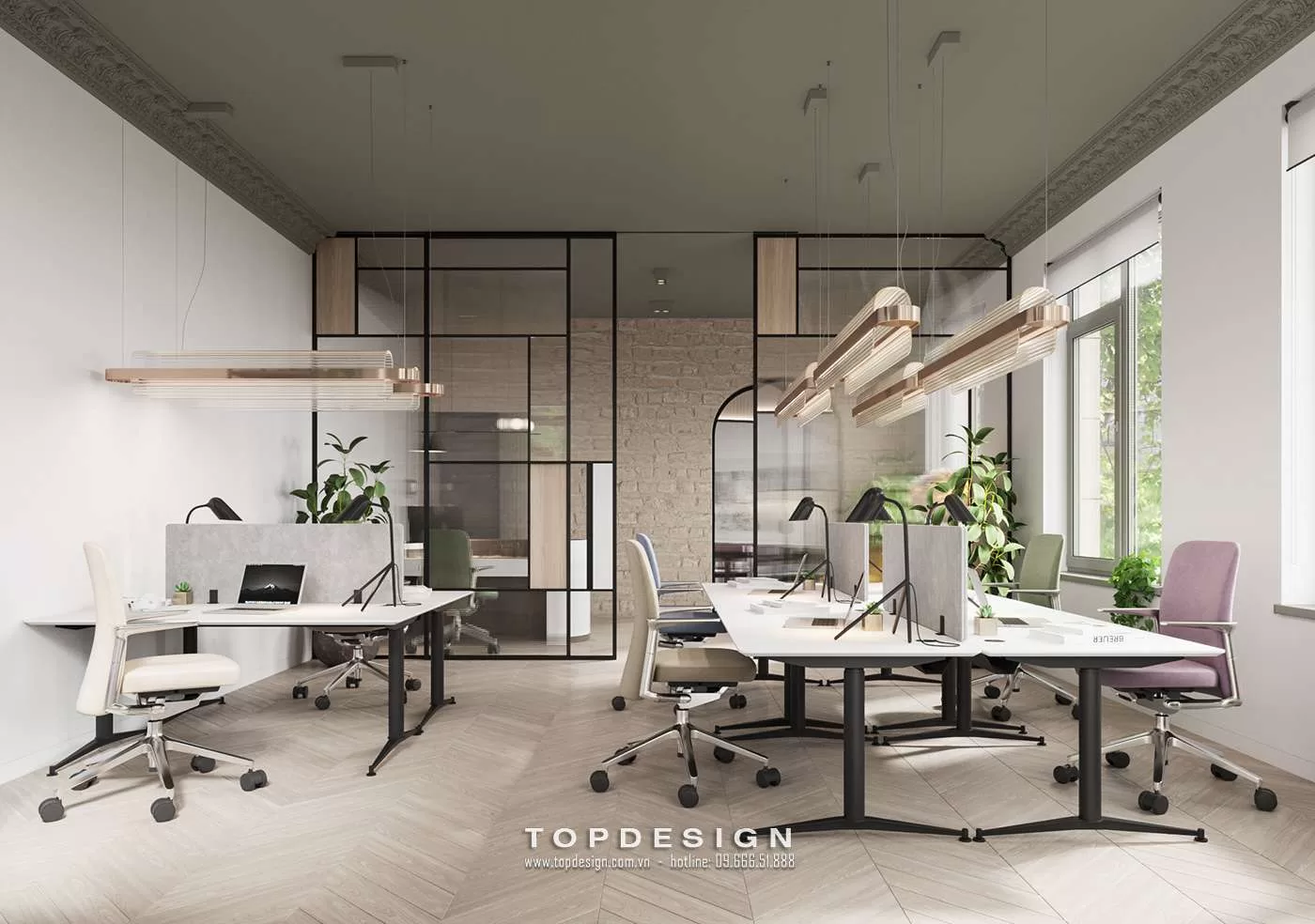 Thiết kế văn phòng hạng A - TOPDESIGN - 14