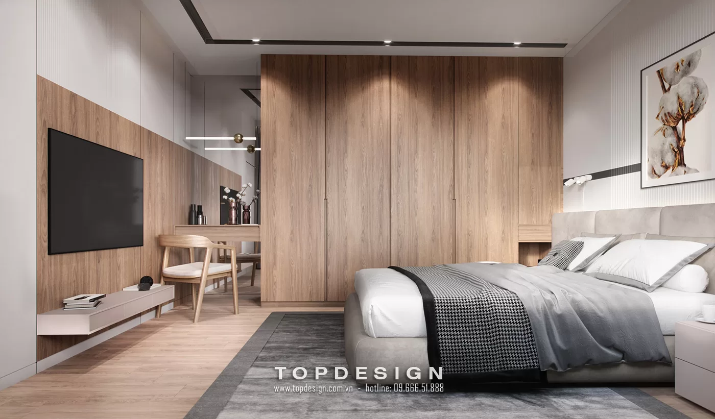 Thiết kế nội thất nhà phố hiện đại - TOPDESIGN - 16