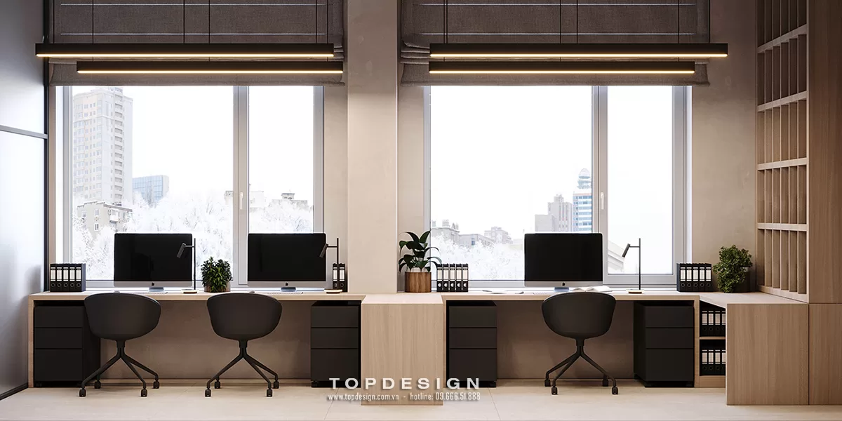 Thiết kế đồ gỗ nội thất văn phòng - TOPDESIGN - 5