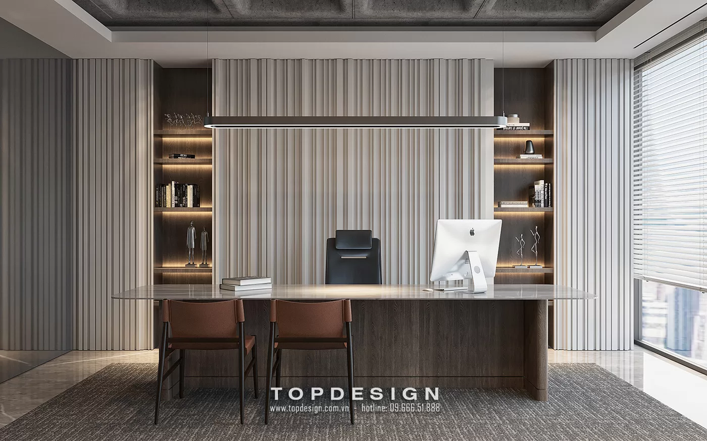 Thiết kế nội thất văn phòng phong cách đương đại - TOPDESIGN - 6