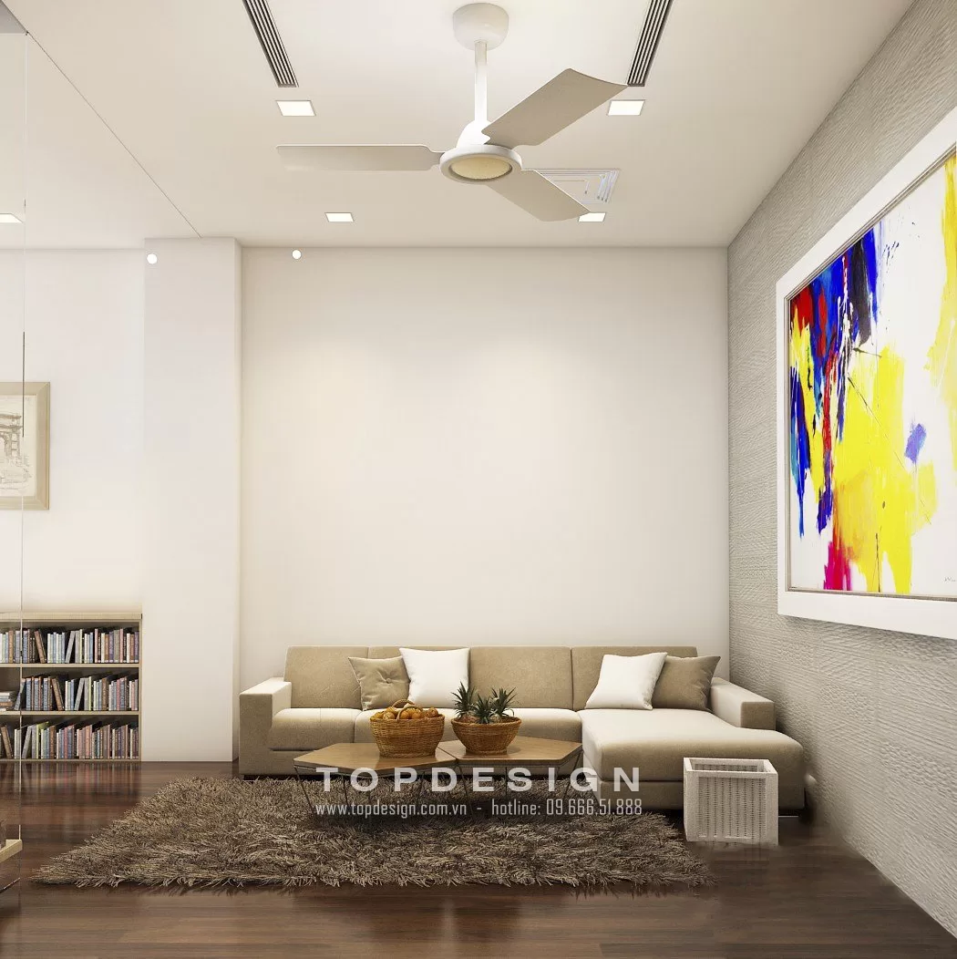 Thiết kế nội thất nhà phố hiện đại - TOPDESIGN - 5