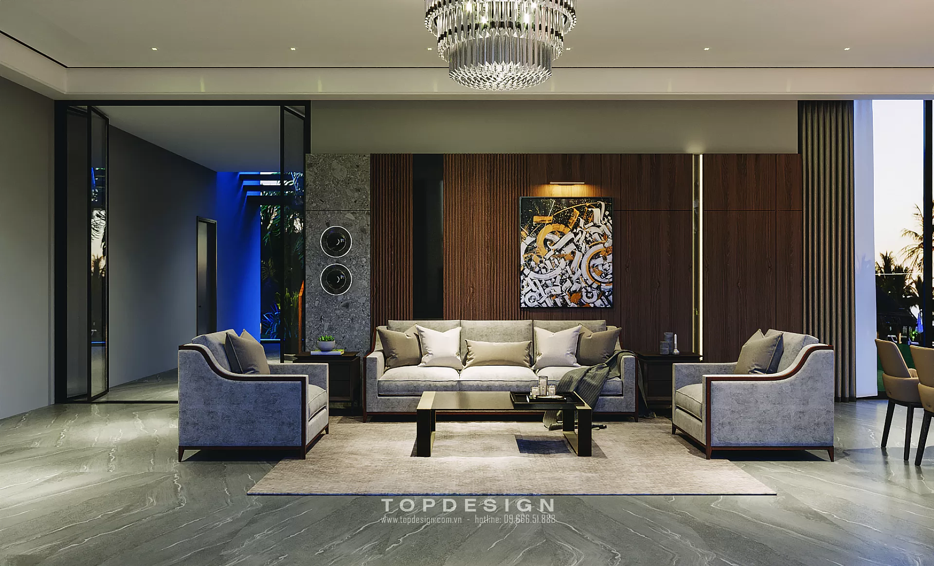 Thiết kế nội thất nhà phố hiện đại - TOPDESIGN - 23