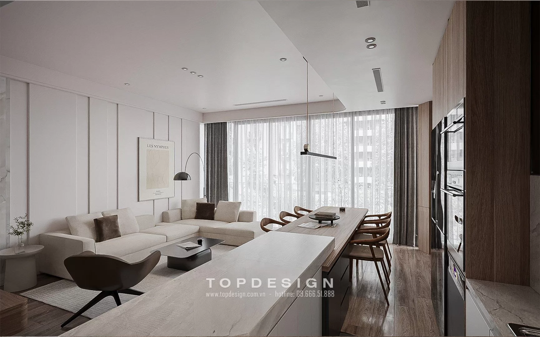 Thiết kế nội thất nhà phố Thụy Khuê - TOPDESIGN - 4