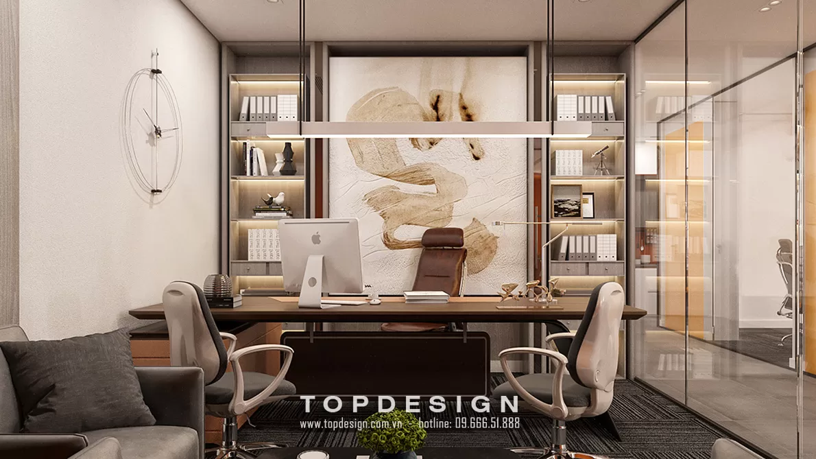 Thiết kế nội thất văn phòng làm việc nghệ thuật - TOPDESIGN - 4