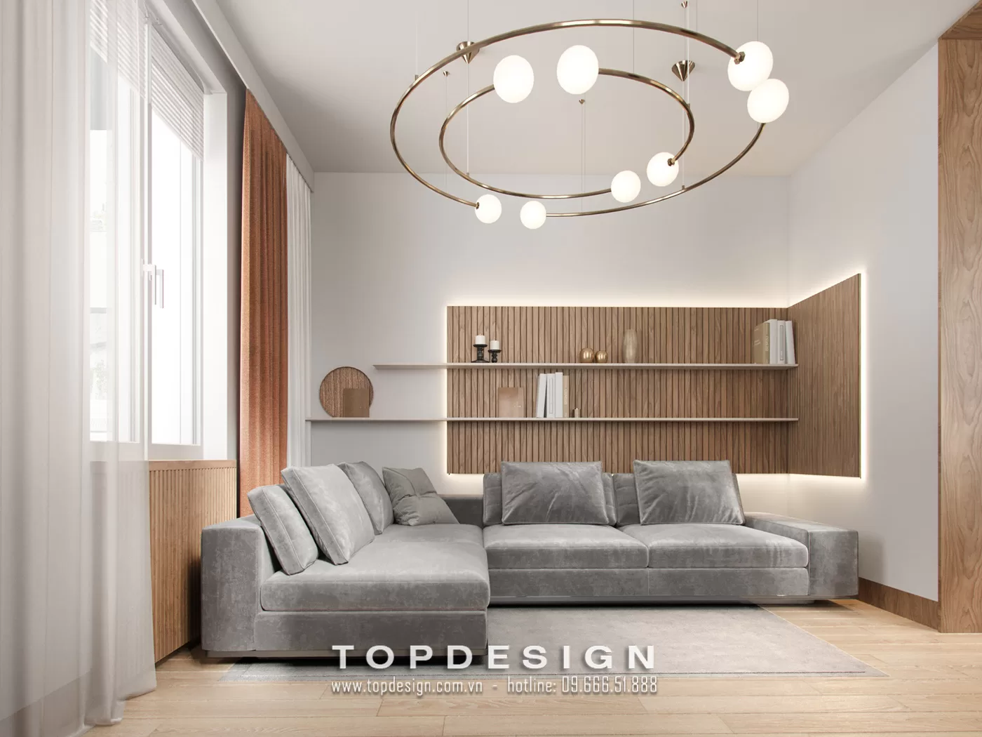 Thiết kế nội thất nhà phố hiện đại - TOPDESIGN - 14