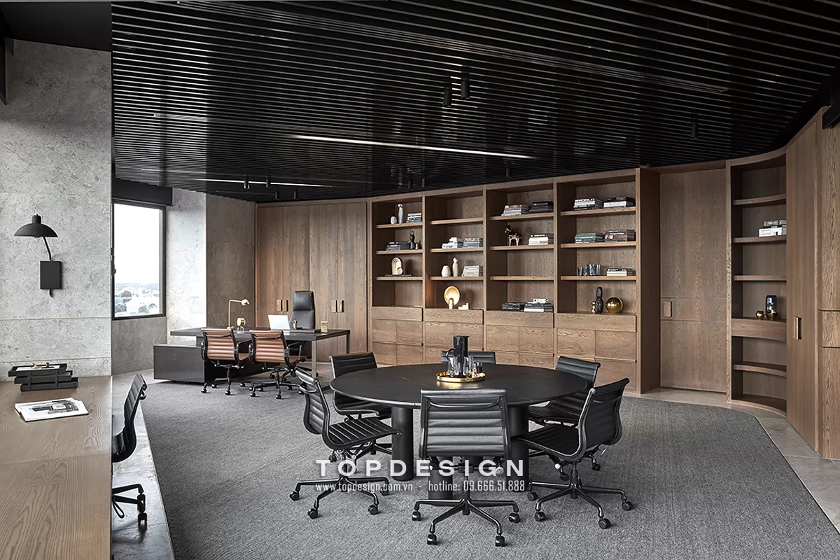 Thiết kế đồ gỗ nội thất văn phòng - TOPDESIGN - 11