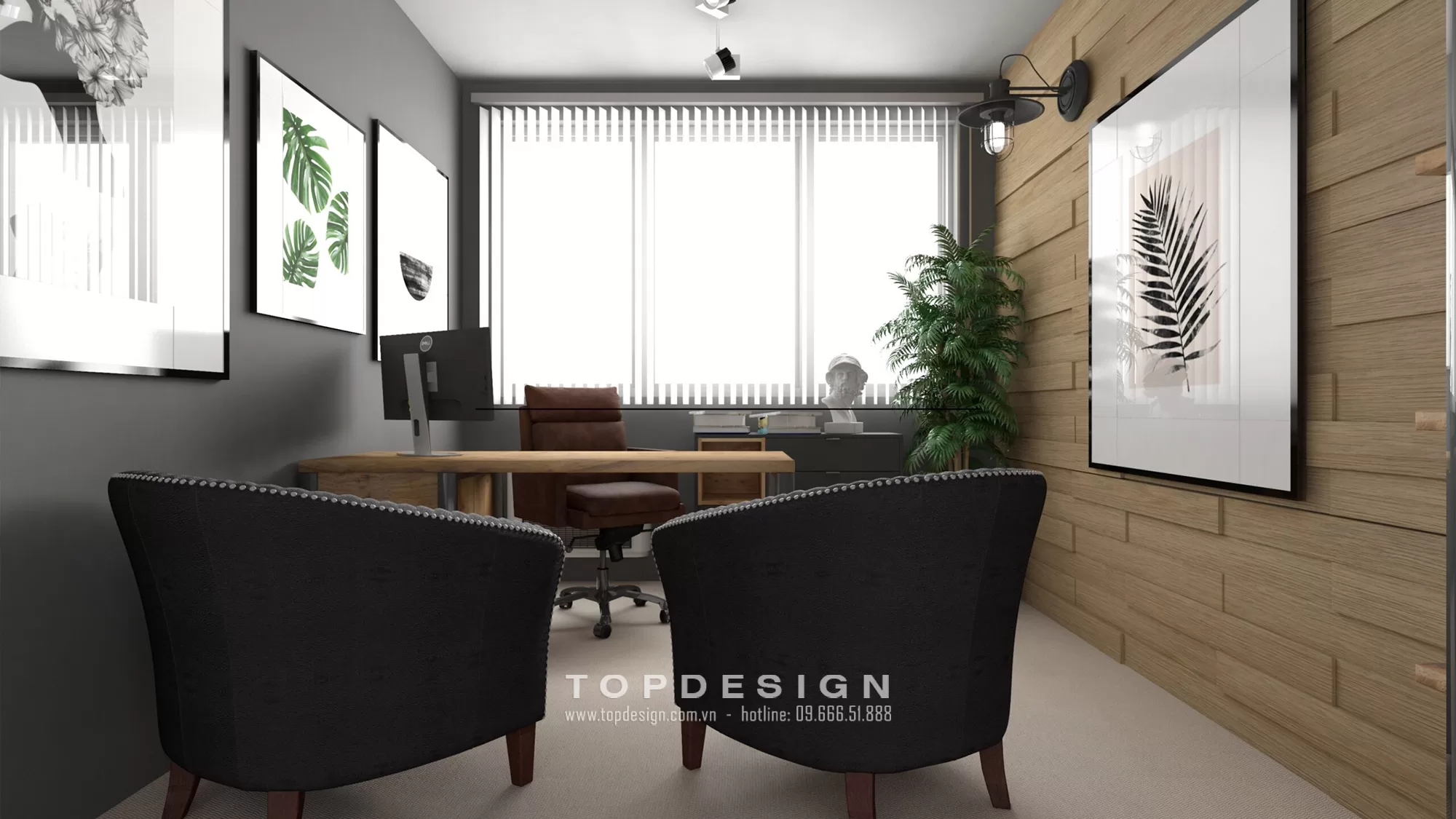 Thiết kế nội thất văn phòng phong cách đương đại - TOPDESIGN - 12