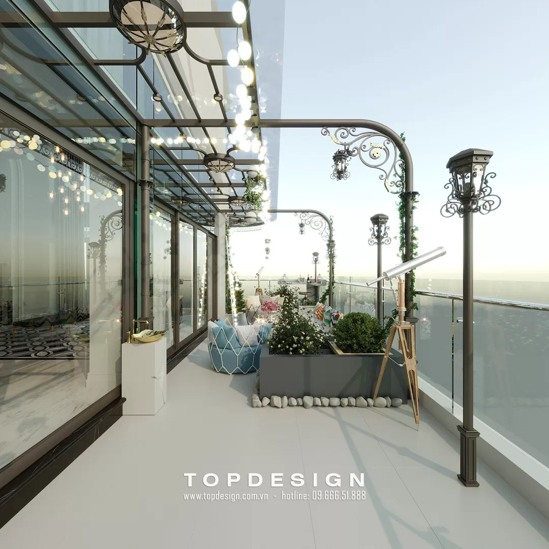 Mẫu thiết kế penthouse đẹp 2024 -Topdesign 03