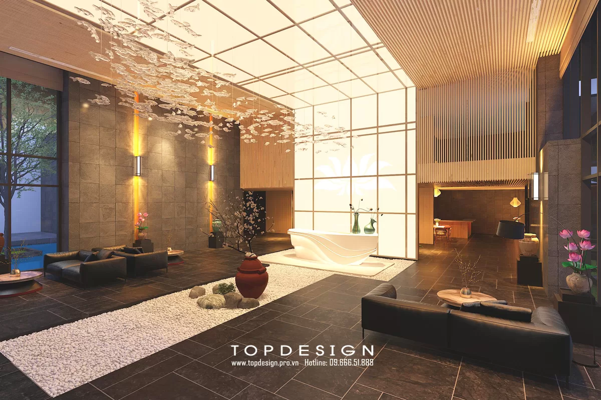 Thiết kế nội thất văn phòng Spa - TOPDESIGN - 7